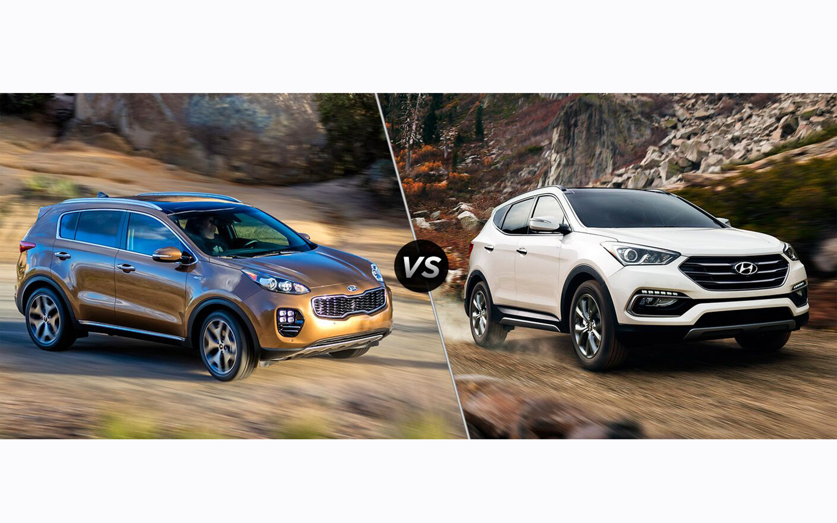 Renting a Santafe or Sportage? which one is better?